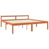 vidaXL Cadre de lit Cire marron 180 x 200 cm Bois de pin massif