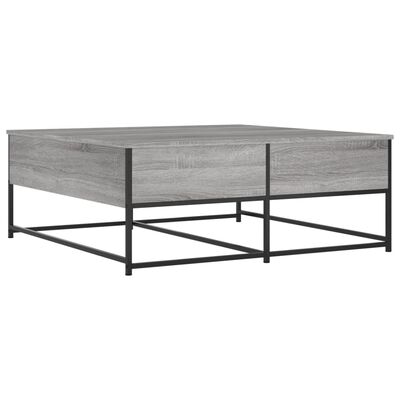 vidaXL Table basse sonoma gris 100x99x40 cm bois d'ingénierie