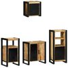 vidaXL Ensemble de mobilier de salle de bain avec tiroir 4 pcs
