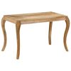 vidaXL Table de salle &agrave; manger 118x60x76 cm Bois de manguier massif