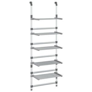 vidaXL S&eacute;choir &agrave; linge suspendu &agrave; 5 niveaux Aluminium