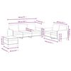 vidaXL Ensemble de canap&eacute;s 3 pcs bleu velours