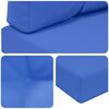 vidaXL Coussin de canap&eacute; d'ext&eacute;rieur 3 pcs Turquoise Polyester