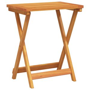 vidaXL Table pliable de jardin 50x36x60 cm bois d'acacia solide