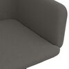 vidaXL Chaises pivotantes &agrave; manger lot de 2 Gris fonc&eacute; Velours