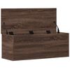 vidaXL Bo&icirc;te de rangement ch&ecirc;ne marron 90x35x35 cm bois d'ing&eacute;nierie