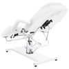 vidaXL Table de massage Blanc 180x62x(87-112) cm