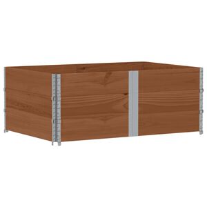 vidaXL Jardini&egrave;re marron 150x100 cm bois massif de pin