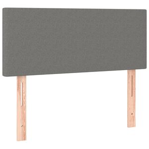 vidaXL T&ecirc;te de lit Gris fonc&eacute; 80x5x78/88 cm Tissu