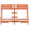vidaXL Lit superpos&eacute; sans matelas 80x200/120x200 cm bois massif