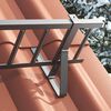 vidaXL Support de Garde Neige 6 pcs Anthracite 29,5 x 3 x 34,5 cm