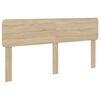 vidaXL Cadre de lit Ch&ecirc;ne Sonoma 200 x 200 cm Bois Ing&eacute;nierie