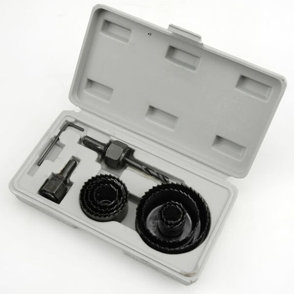 VOREL Ensemble de scie cloche 11 pcs 19-64 mm 22570