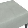vidaXL Repose-pied gris clair 77x55x31 cm velours