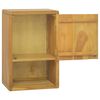 vidaXL Armoire murale de salle de bain 45x30x70 cm Teck solide