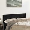 vidaXL T&ecirc;tes de lit 2 pcs Noir 72x5x78/88 cm Velours