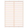 vidaXL Cadre de lit sans matelas blanc 160x200 cm bois massif