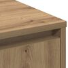 vidaXL Buffet LED Ch&ecirc;ne artisanal 71 x 34,5 x 75 cm Bois d'ing&eacute;nierie