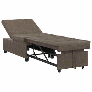 vidaXL Canap&eacute;-Lit Gris fonc&eacute; 194 x 67 x 82 cm Tissu Huahua