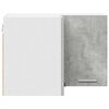 vidaXL Armoire suspendue Gris b&eacute;ton et Blanc 57 x 57 x 40 cm