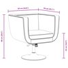 vidaXL Chaise de bar lot de 2 cuir artificiel noir