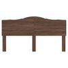 vidaXL T&ecirc;te de lit Ch&ecirc;ne brun 200 cm Bois d'ing&eacute;nierie