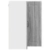 vidaXL Armoire de cuisine Lucca Sonoma gris 57 x 57 x 80 cm