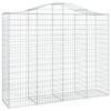 vidaXL Paniers &agrave; gabions arqu&eacute;s 13 pcs 200x50x160/180 cm Fer galvanis&eacute;