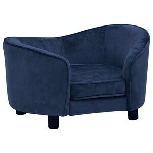 vidaXL Canap&eacute; pour chien Bleu 69x49x40 cm Peluche