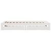 vidaXL Cadre de lit sans matelas blanc 90x200 cm bois de pin massif