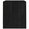 vidaXL Tables de chevet 2 pcs Noir 40x30,5x35,5 cm Bois de pin solide