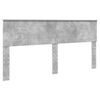 vidaXL Cadre de lit Gris b&eacute;ton 180 x 200 cm Bois d'ing&eacute;nierie