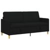 vidaXL Sofa avec rangement Noir 172 x 78 x 87 cm Polyester