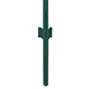 vidaXL Cl&ocirc;ture en grillage m&eacute;tallique avec poteaux Acier 25x1,5 m Vert