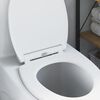 vidaXL Toilette à relâchement rapide adaptée pour le siège Blanc