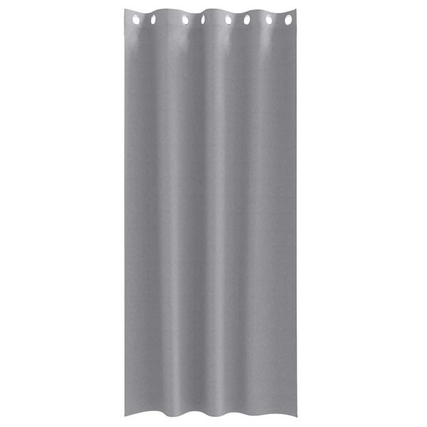 vidaXL Rideaux occultants avec anneaux 2 pcs Gris clair 260 x 140 cm
