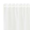 vidaXL Rideau en Dentelle Floral Blanc 245 x 750 cm Polyester