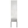 vidaXL &Eacute;cran de confidentialit&eacute; de jardin Fretwork Argent&eacute; 32 x 140 cm