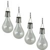 Luxform Lampe LED solaire de jardin 4 pcs Transparent 95420