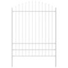 vidaXL Clôture de jardin 2 pcs Blanc 170 x 225 cm
