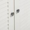vidaXL Armoire de salle de bain avec porte VIGO Blanc et Blanc Antique