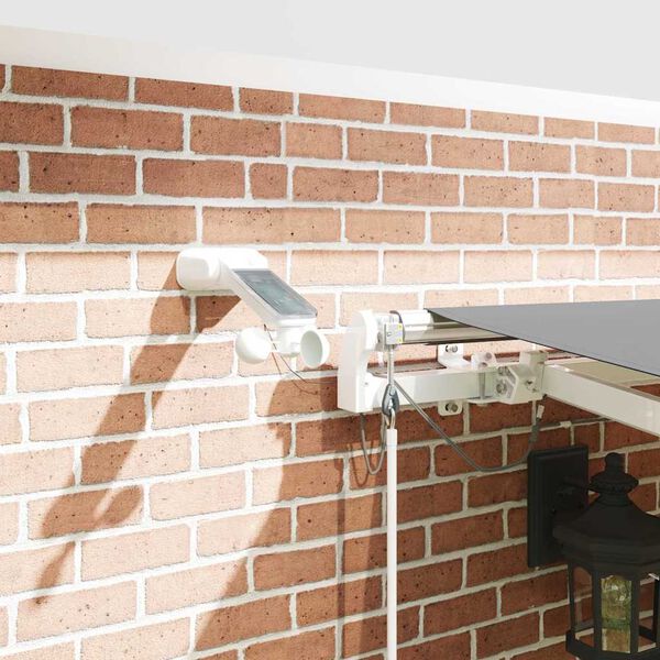 vidaXL Cadre d'auvent Blanc 500 &times; 300 cm Aluminium