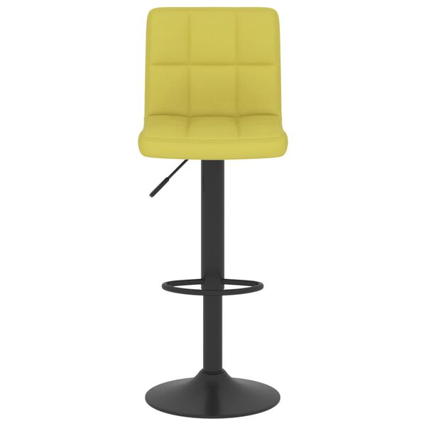 vidaXL Tabourets de bar lot de 2 vert tissu