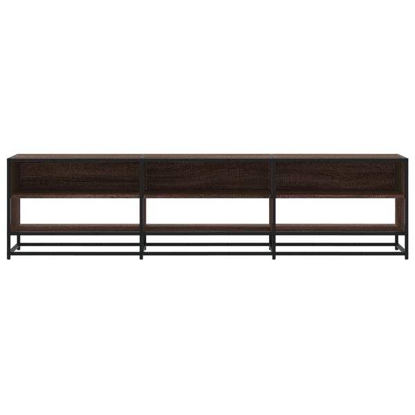 vidaXL Meuble TV ch&ecirc;ne marron 180x40x46 cm bois d'ing&eacute;nierie
