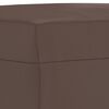 vidaXL Repose-pied Marron 60x50x41 cm Similicuir