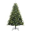 vidaXL Arbre de No&euml;l artificiel en silicone flexible 300 LEDs 240 cm