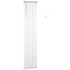 vidaXL Store de Fen&ecirc;tre avec des rideaux Argent Aluminium
