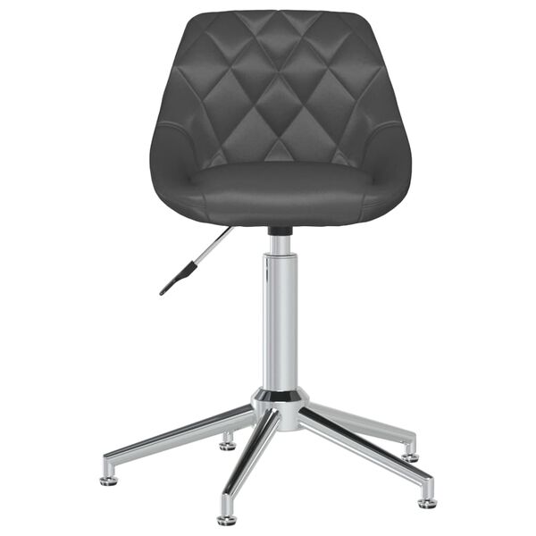 vidaXL Chaises pivotantes &agrave; manger lot de 6 gris similicuir