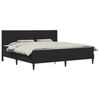 vidaXL Cadre de lit avec matelas Noir 180 x 200 cm Velours