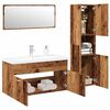 vidaXL Ensemble de meubles salle de bain 4 pcs bois d'ing&eacute;nierie